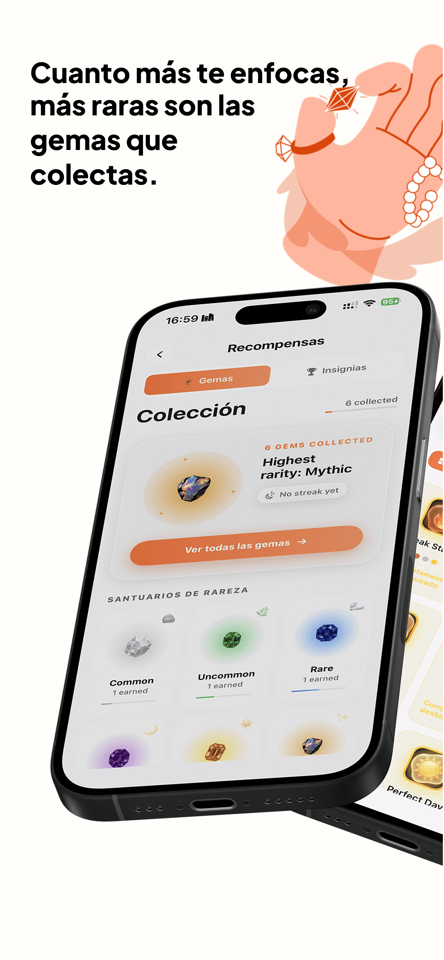 Gemas y recompensas