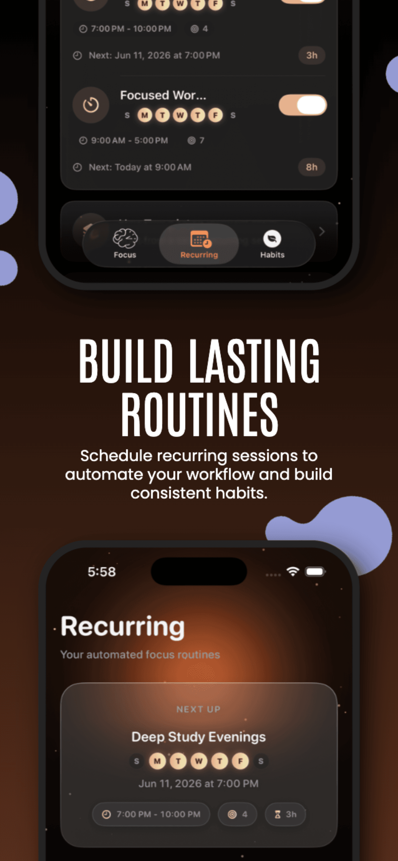 Recurring Scheduling